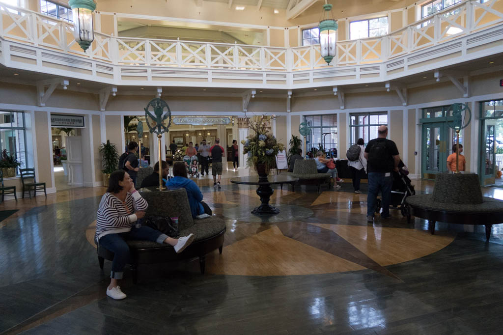 Reception area at Port Orleans Riverside