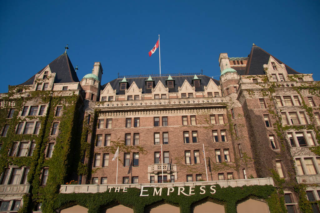Empress Hotel in Victoria, part of Alaska Cruise