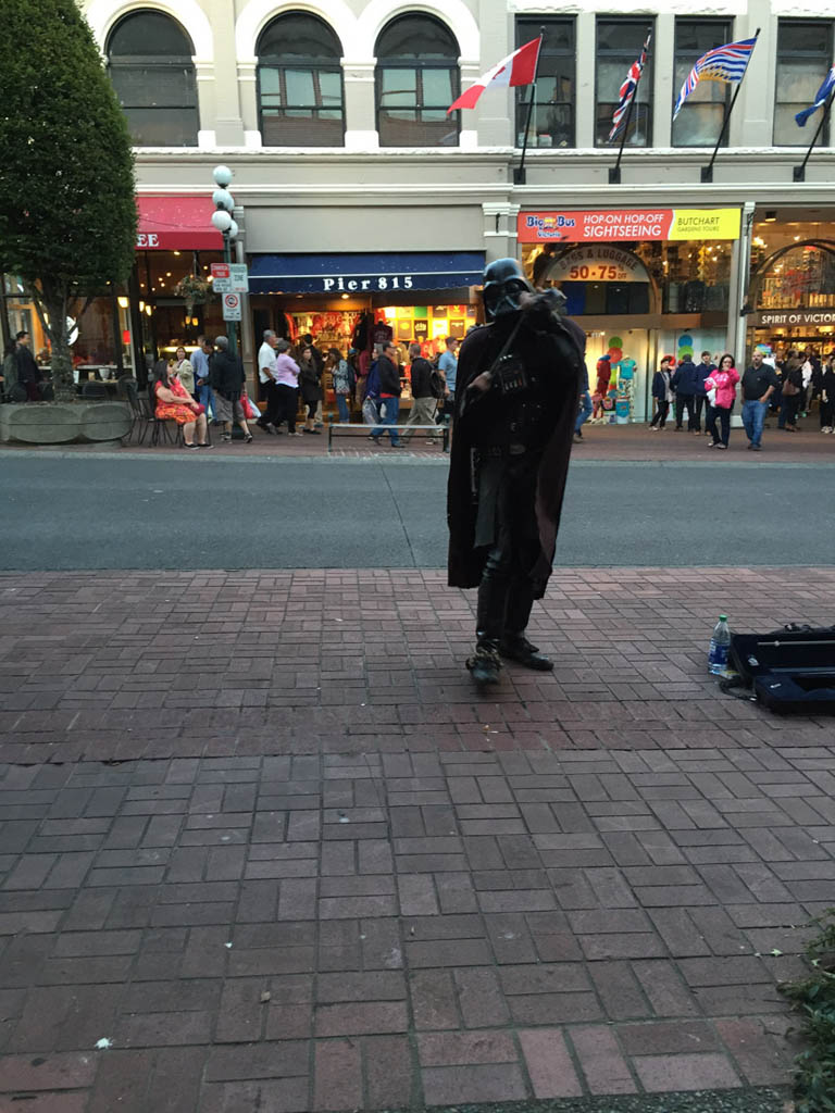 Darth Vader playing violin