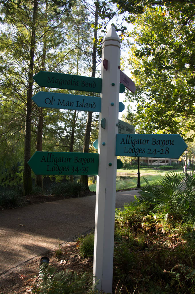 Alligator Bayou signs