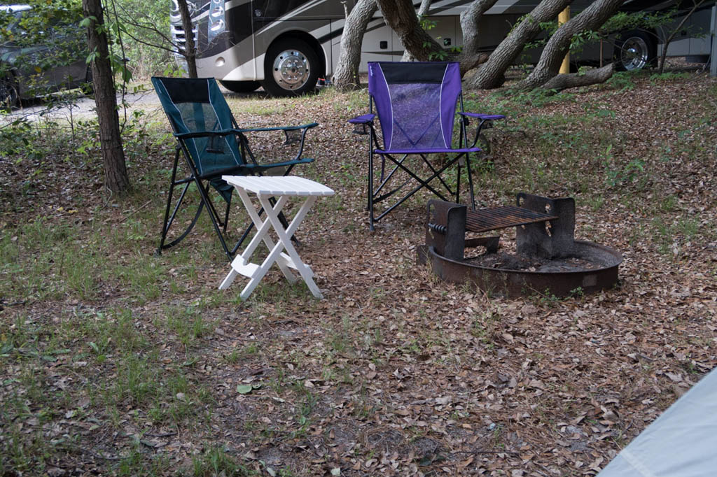 Tent camping at First Landing State Park