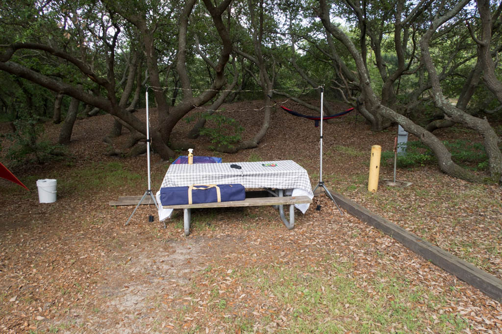 Tent camping at First Landing State Park