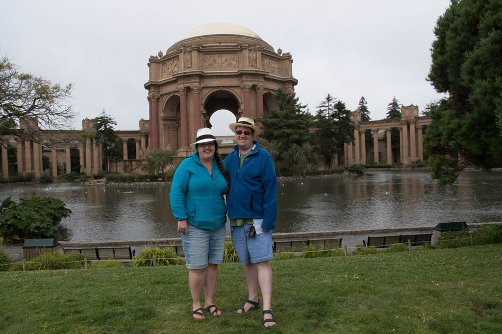 Ken and I at Palace of Fine Arts in San Francisco