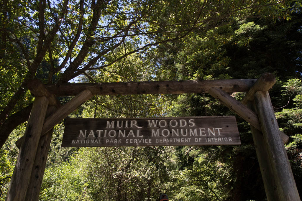Muir Woods National Monument sign