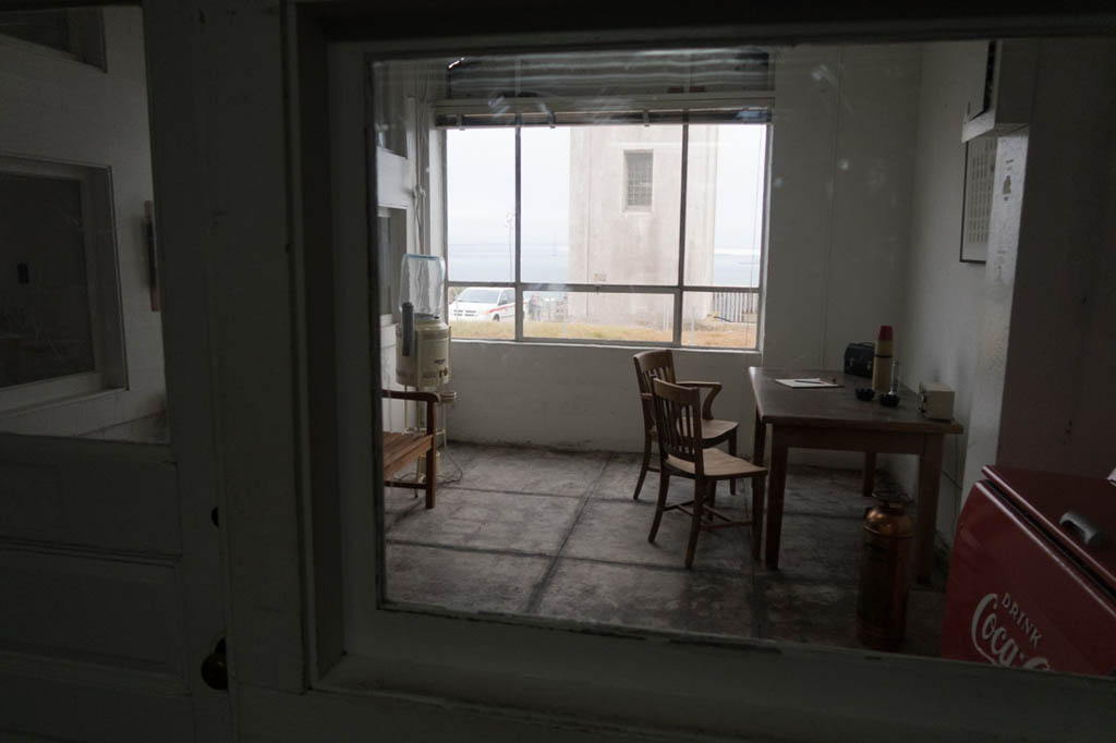 Administration building interior at Alcatraz