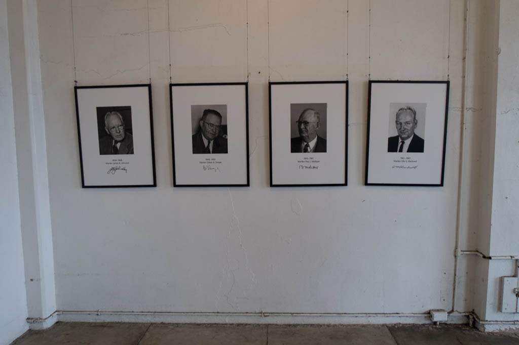 Photographs of former Alcatraz Prison Wardens