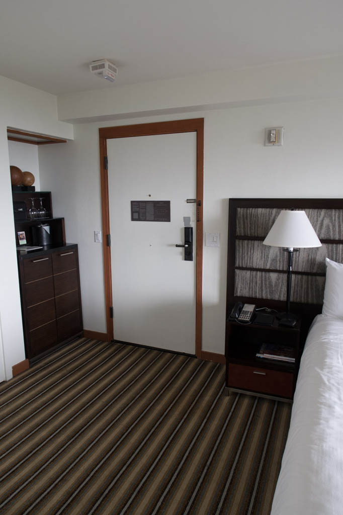 Room amenities at Hyatt