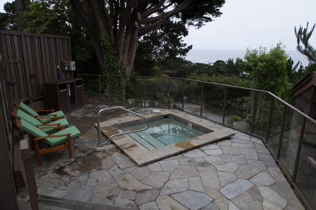 Hot Tub at Hyatt Carmel Highlands