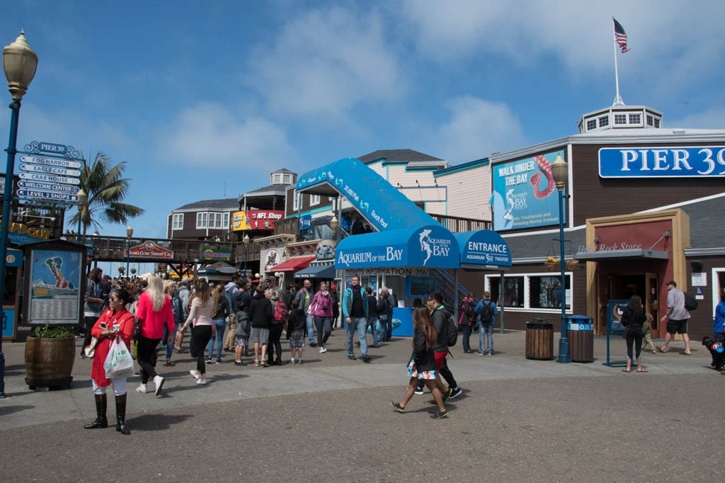 Fisherman’s Wharf and Pier 39 area in San Francisco