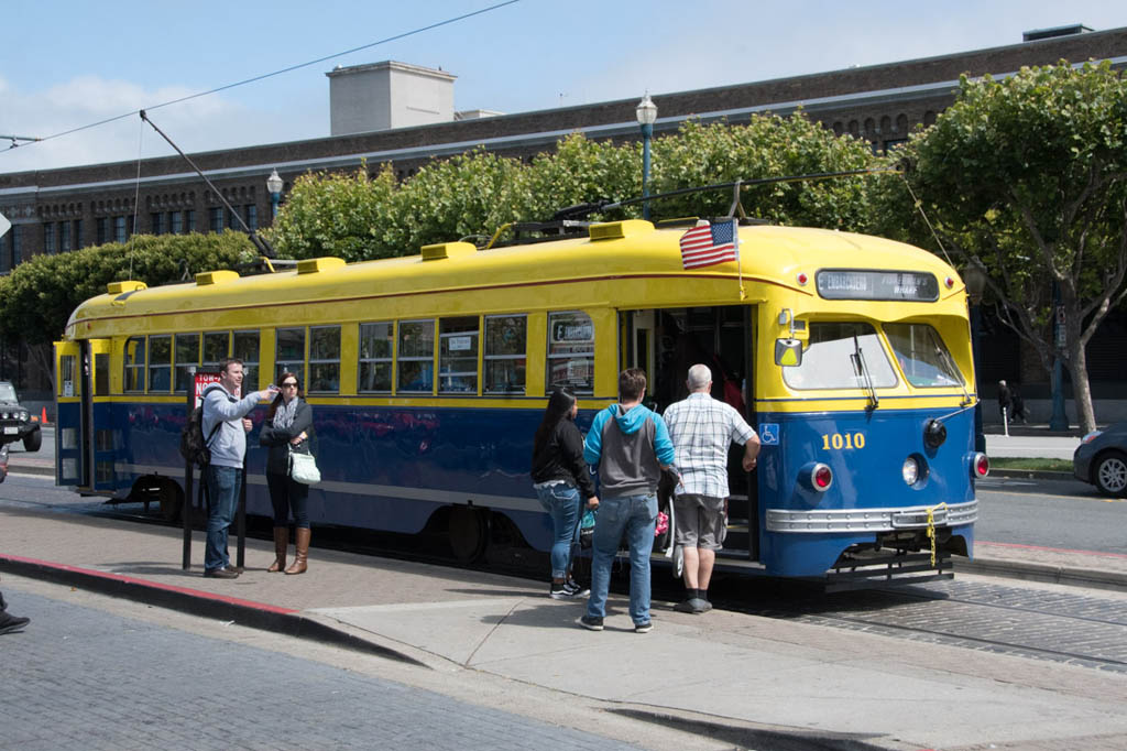 Antique Streetcars in San Francisco