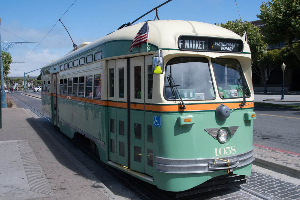 Antique Streetcars in San Francisco