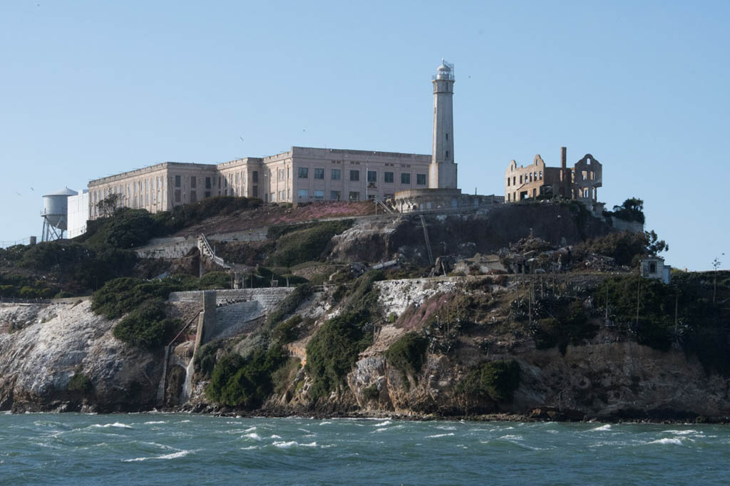 View of Alcatraz from ferry