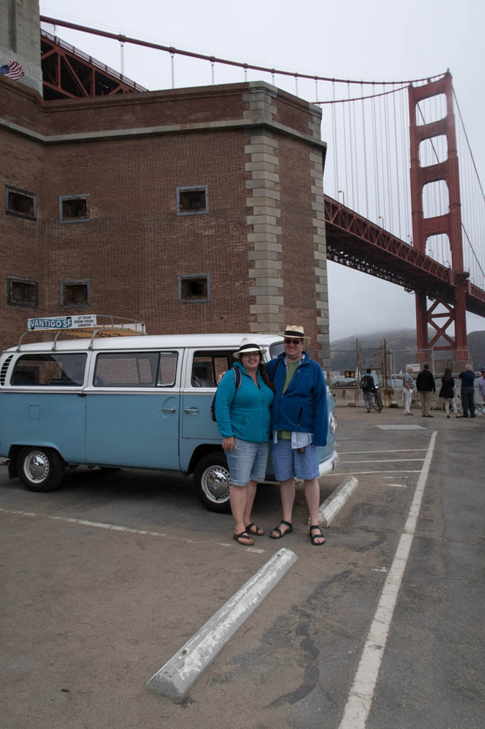 Ken and I at Golden Gate Bridge