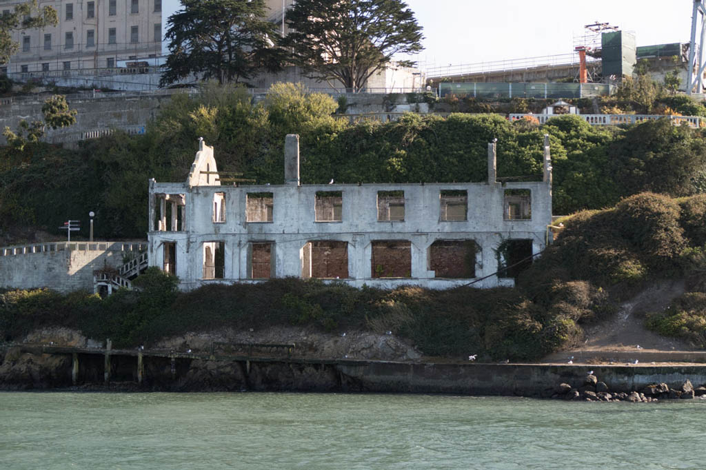 View of Alcatraz from ferry