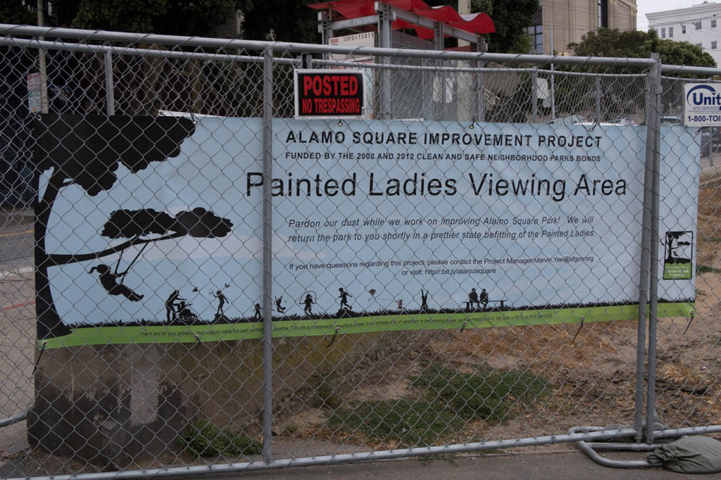 Construction at Painted Ladies Viewing Area