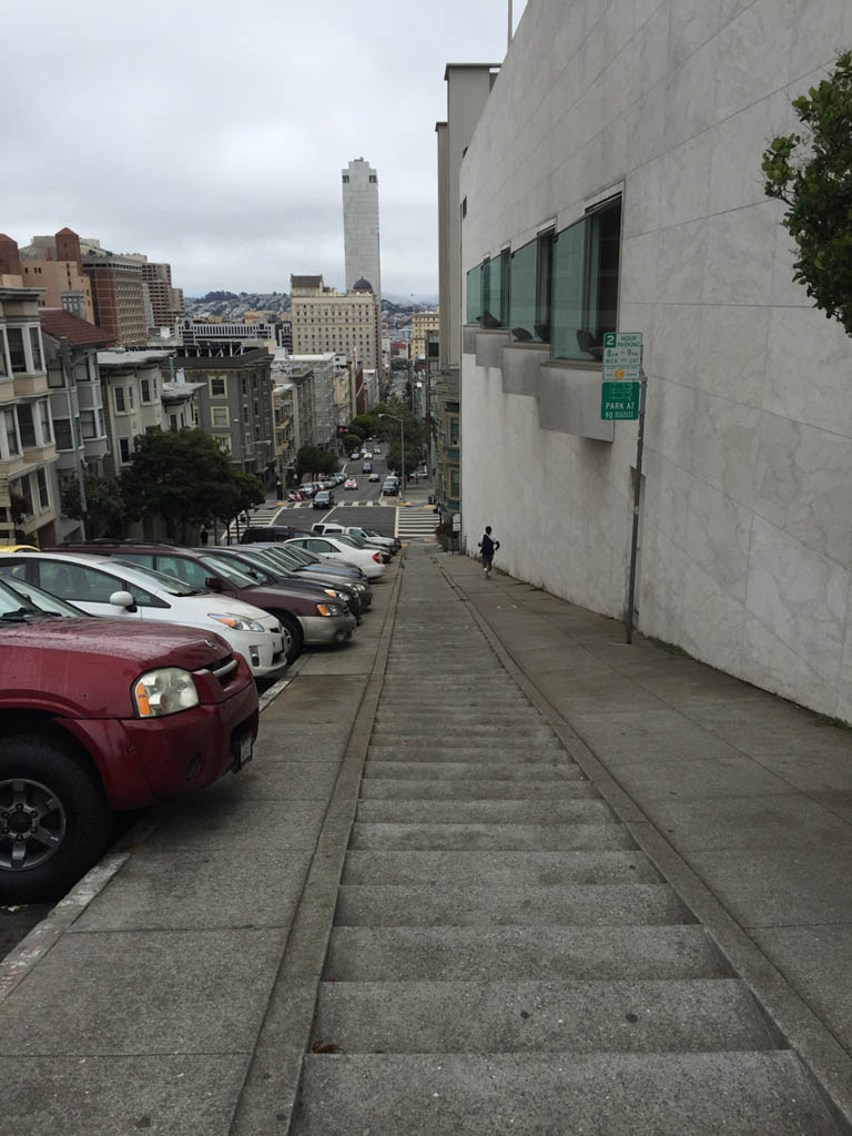 Streets with steps in San Francisco