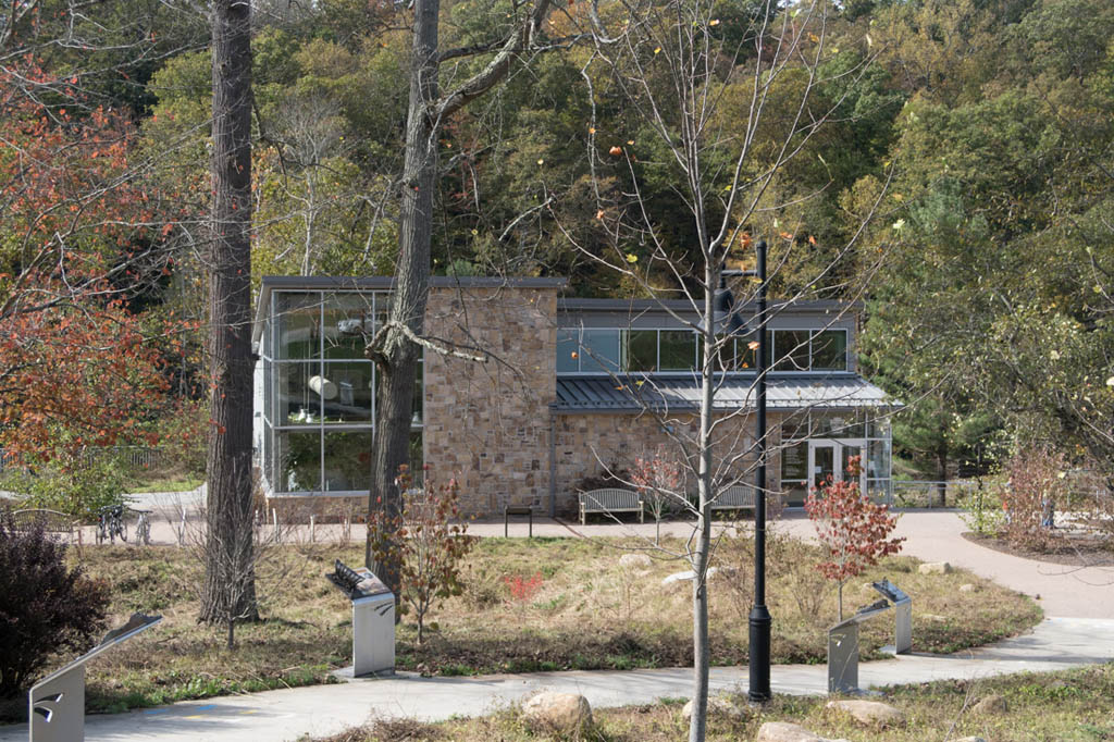 Vistor Center Building Exterior at Ohiopyle