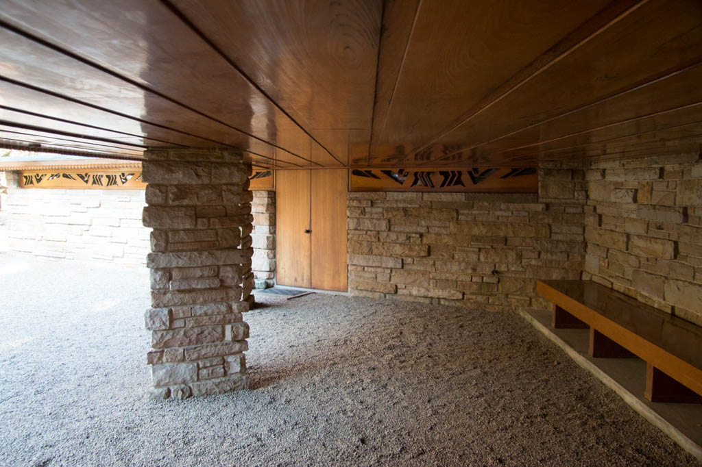 Car port at Kentuck Knob