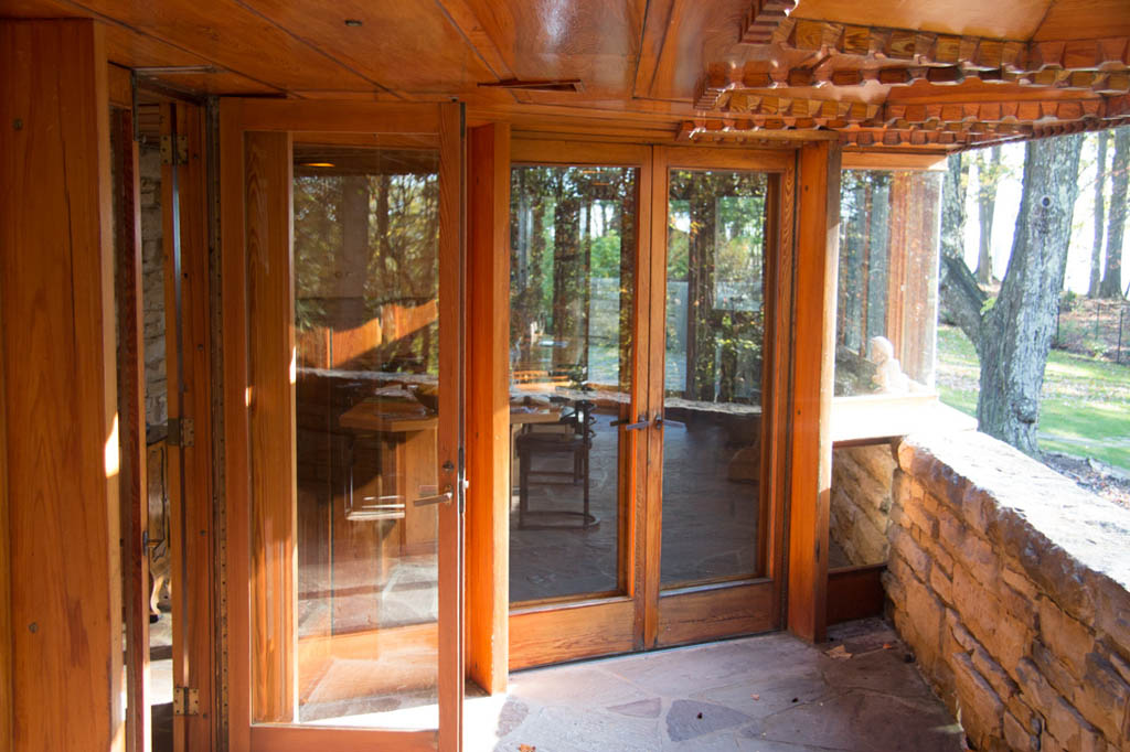 Patio doors at Kentuck Knob