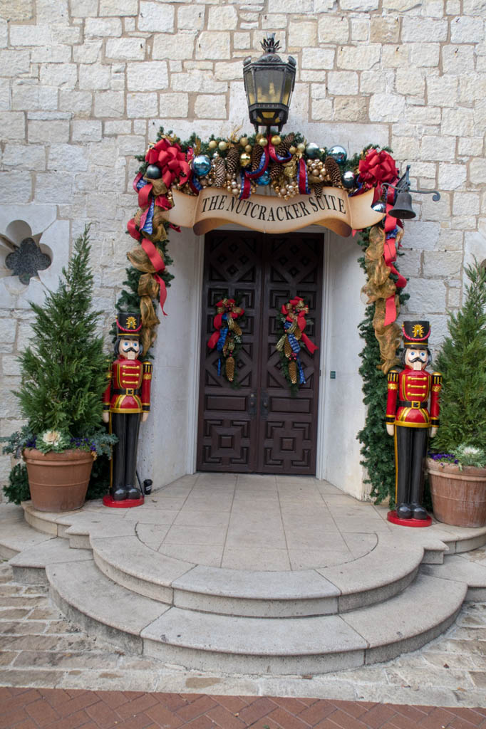 Entrance to the DeGolyer House Nutcracker Display