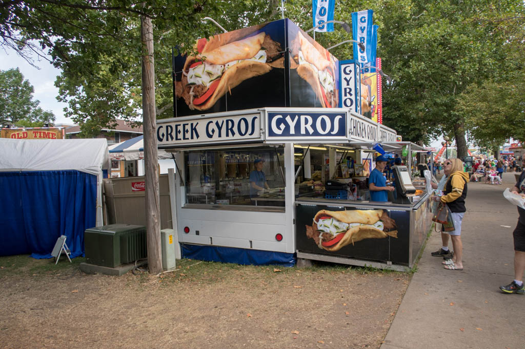 Food both stands at Iowa State Fair