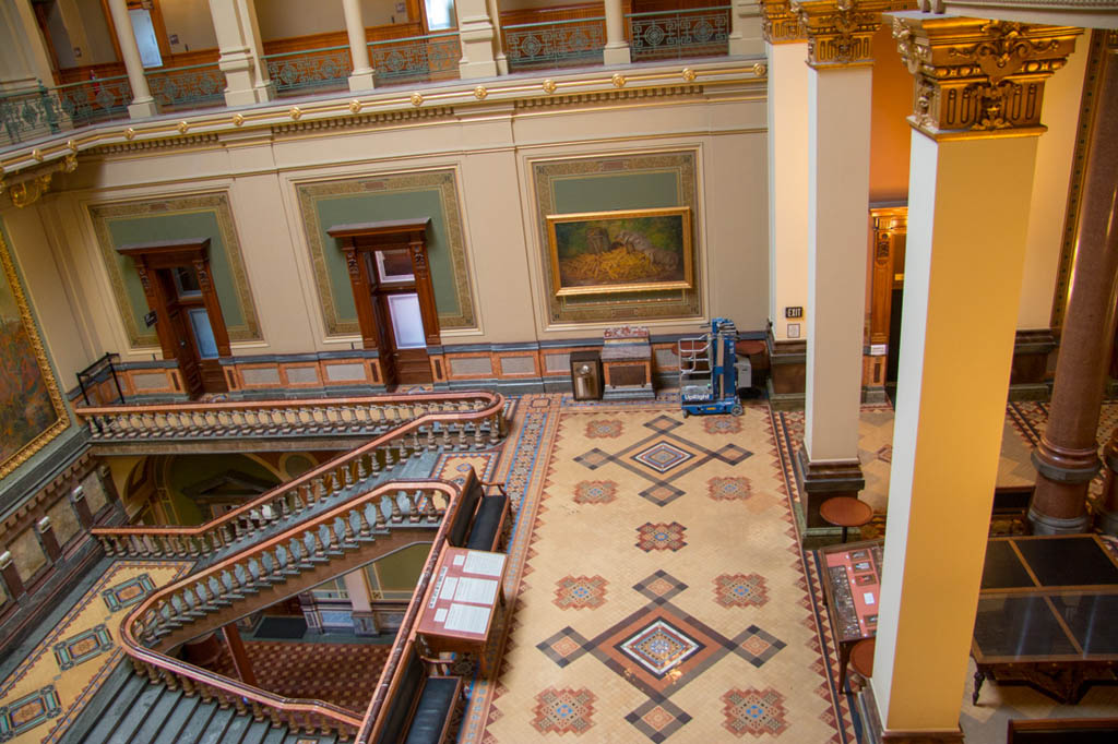 Inside the Iowa State Capitol