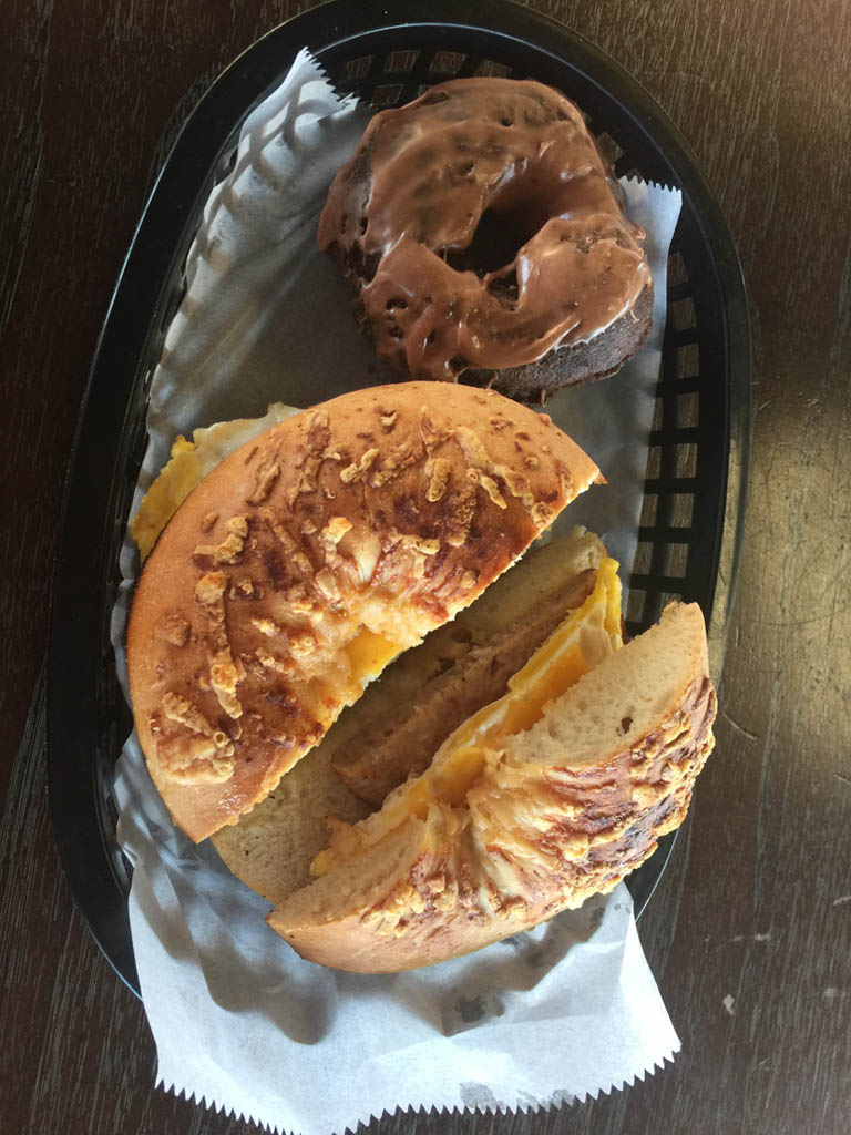 Breakfast Sandwiches at Yum Yum