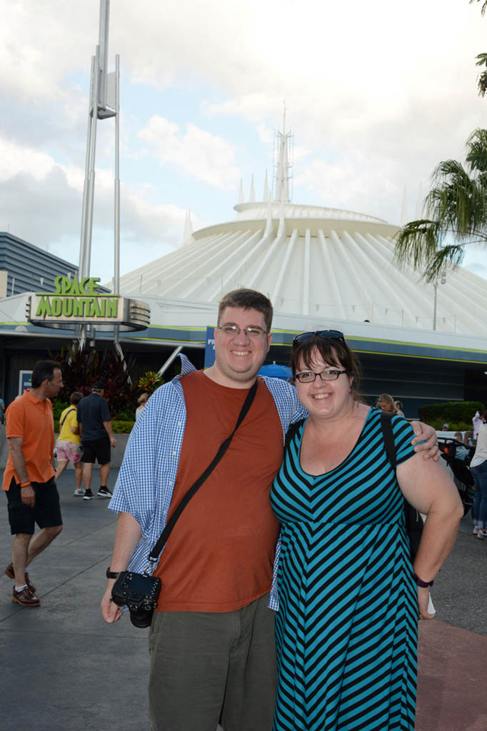 Ken and I at Space Mountain