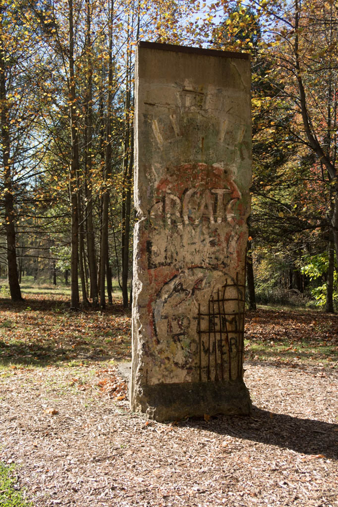 Piece of Berlin Wall at Kentuck Knob