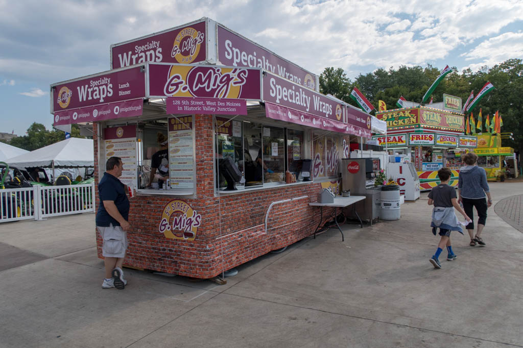 G. Mig’s Booth at Iowa State Fair