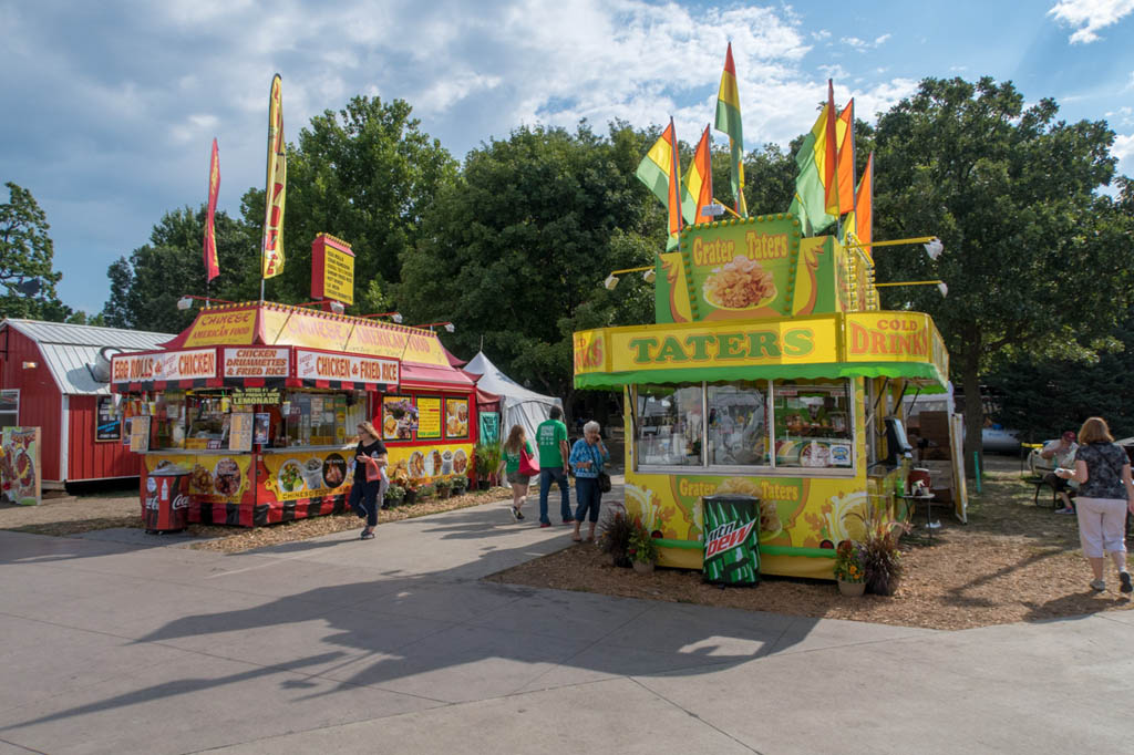 Food both stands at Iowa State Fair