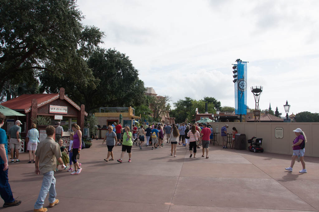 Food booths at EPCOT Food and Wine Festival