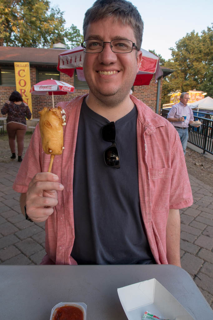 Cheese on a stick at Iowa State Fair