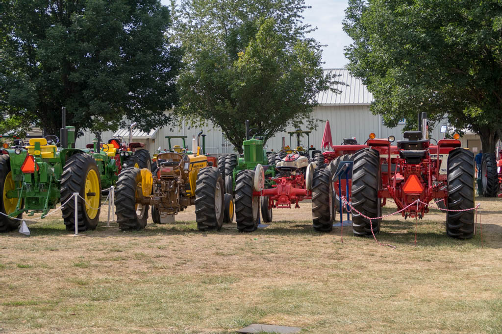 Farm Equipment and Tractor Displays at Iowa State Fair