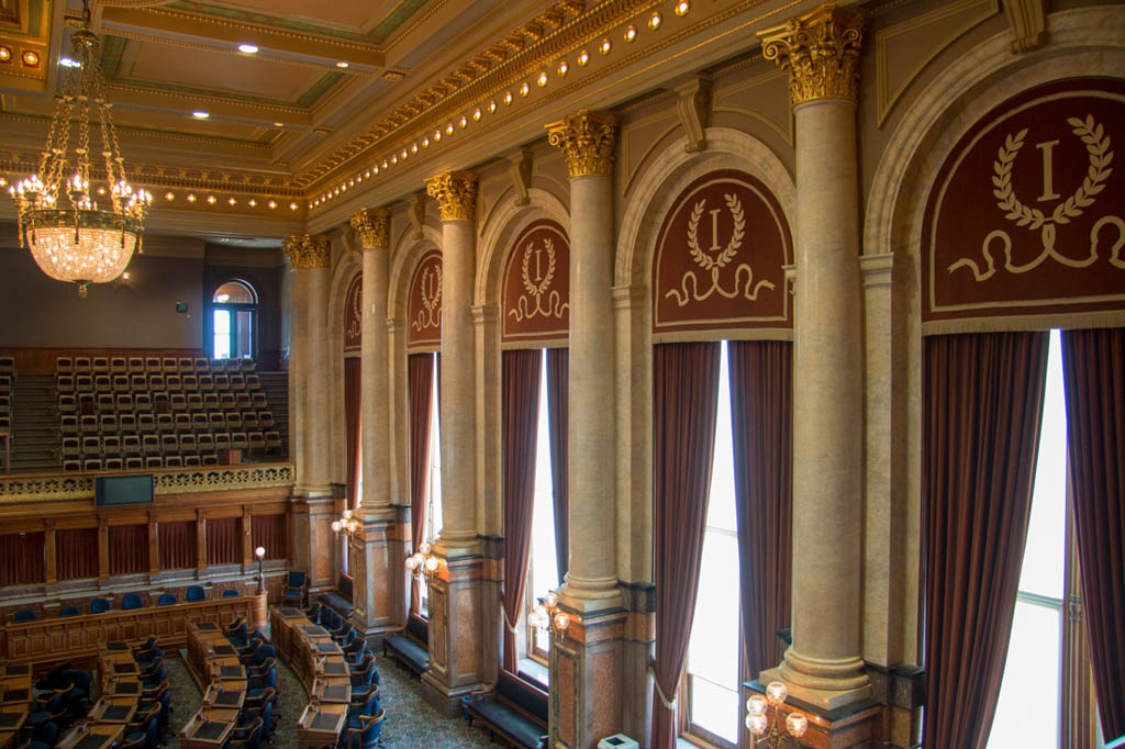 Legislative Chamber at Iowa Capitol Building