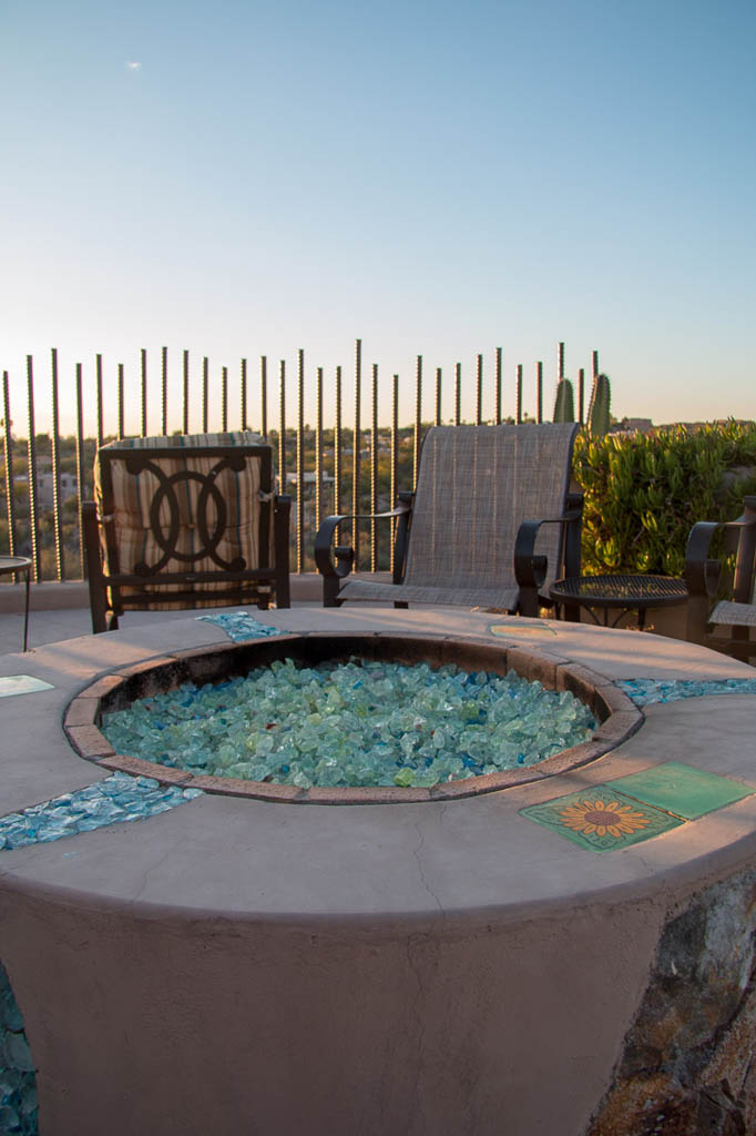 Outdoor lounging areas at Hacienda del Sol | Tucson hotel review