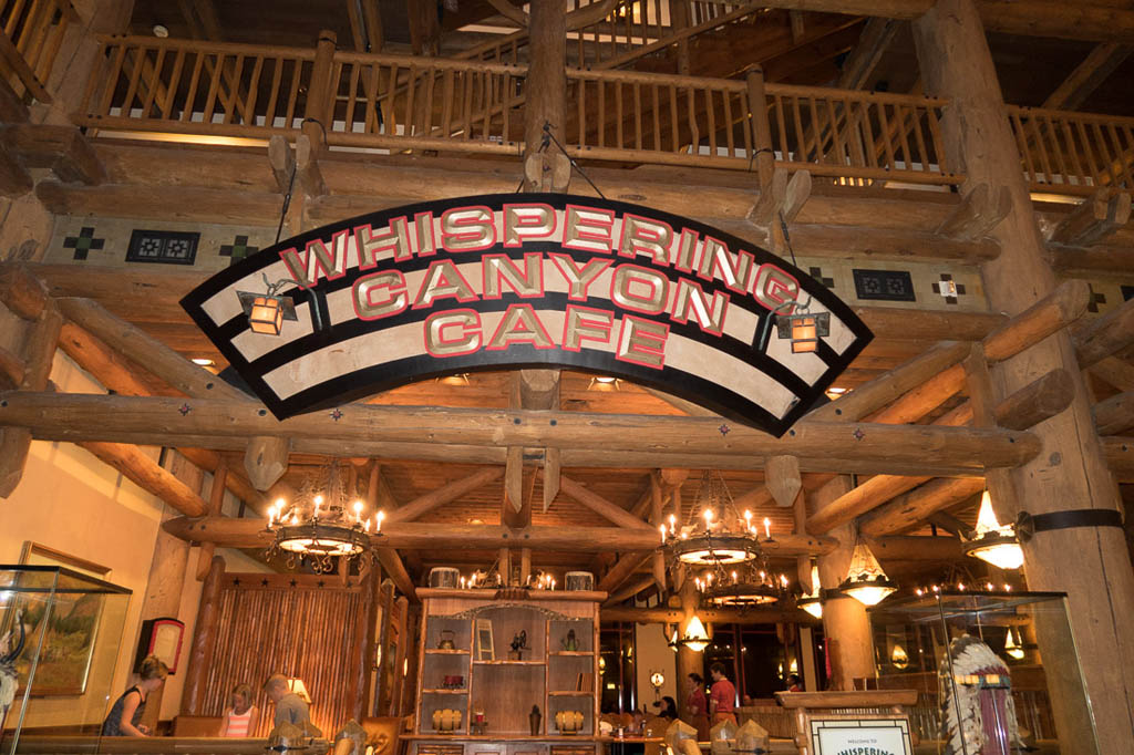 Sign for Whispering Canyon Cafe
