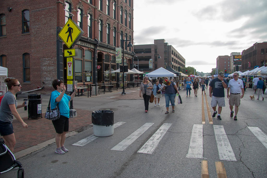 Walking around the Farmer’s Market