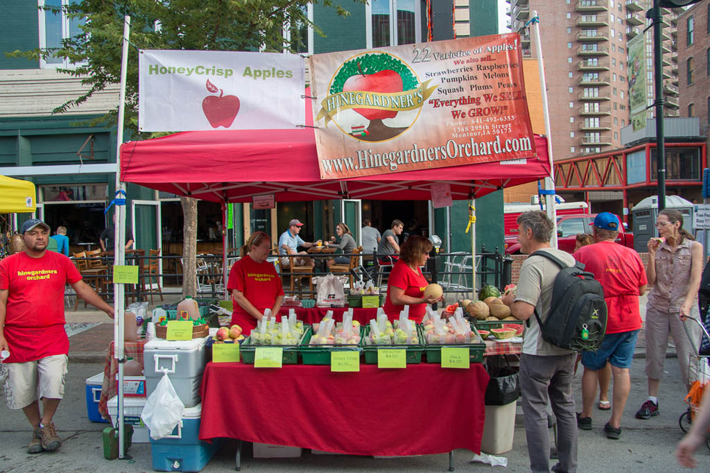 Walking around the Farmer’s Market