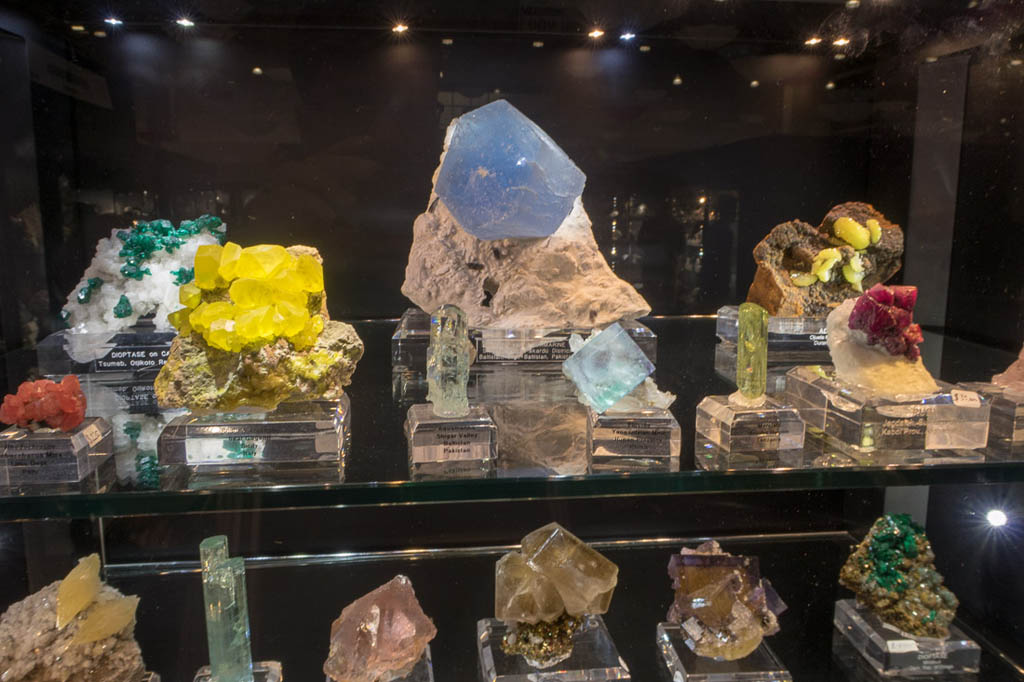 Gems and Minerals on display at the Tucson Gem and Mineral Show