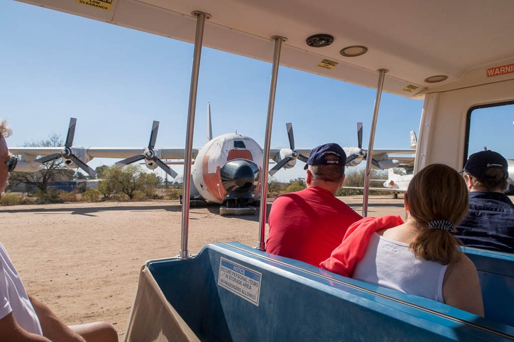 Tram ride at Pima Air and Space Museum | Tucson
