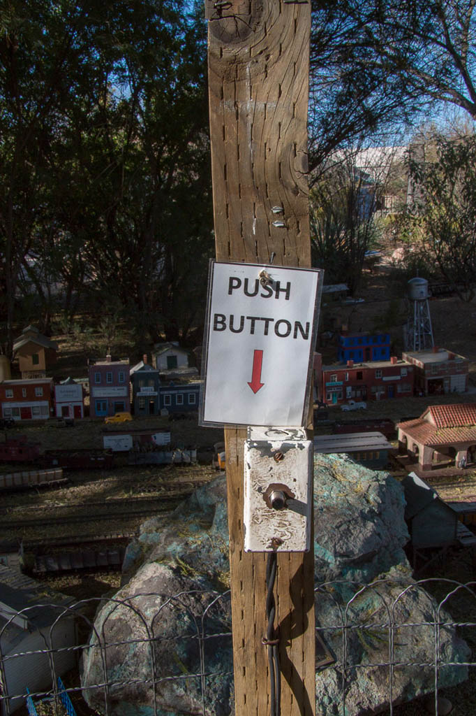 Train exhibit at Tucson Botanical Gardens