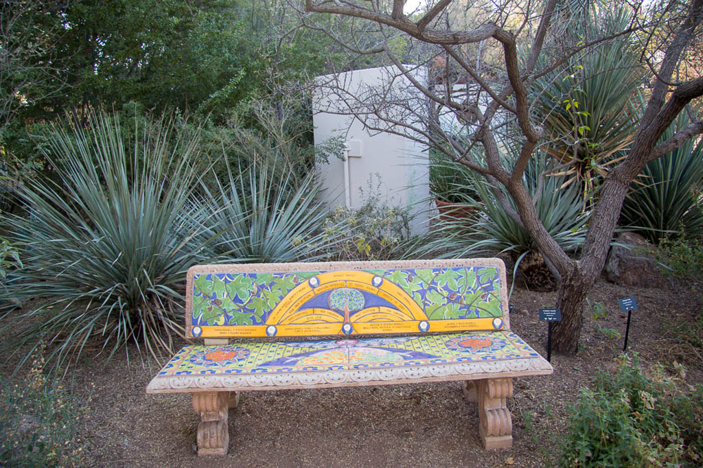 Colorful bench