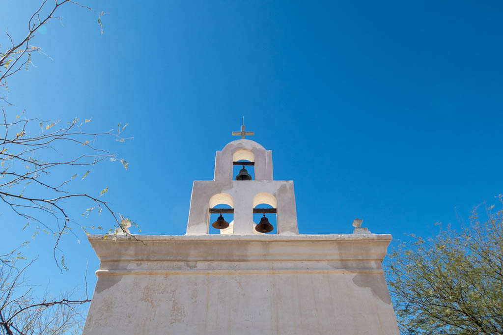 Church bells at Mission San Xavier
