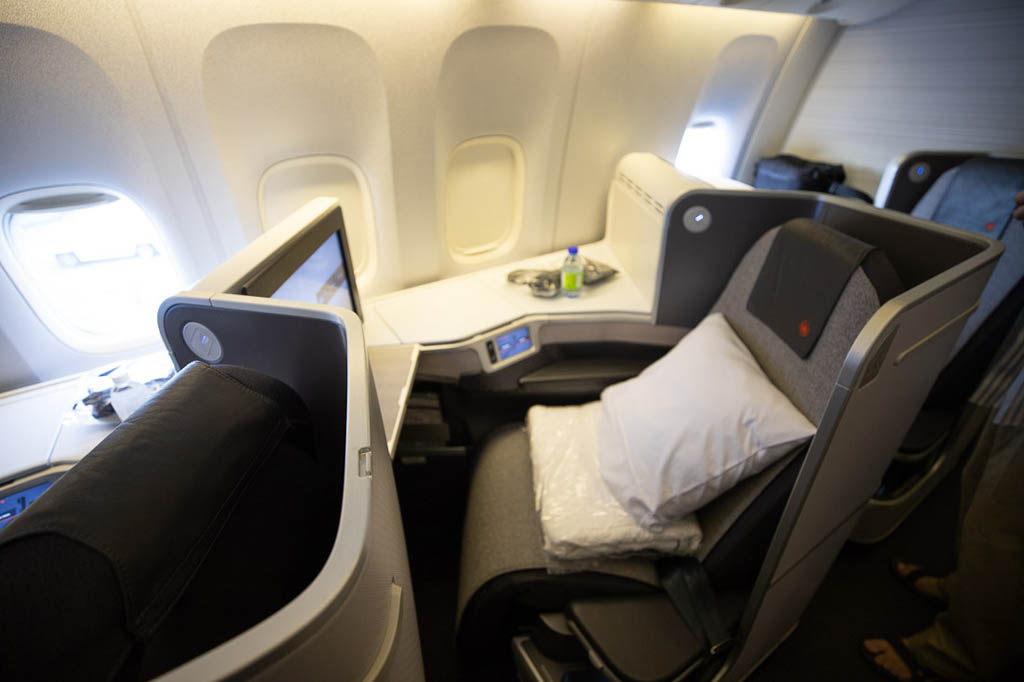 Seat 6K on Air Canada 777 Business class