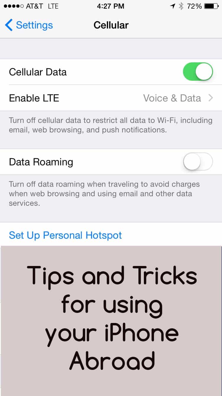 Tips and Tricks for using your cell phone abroad